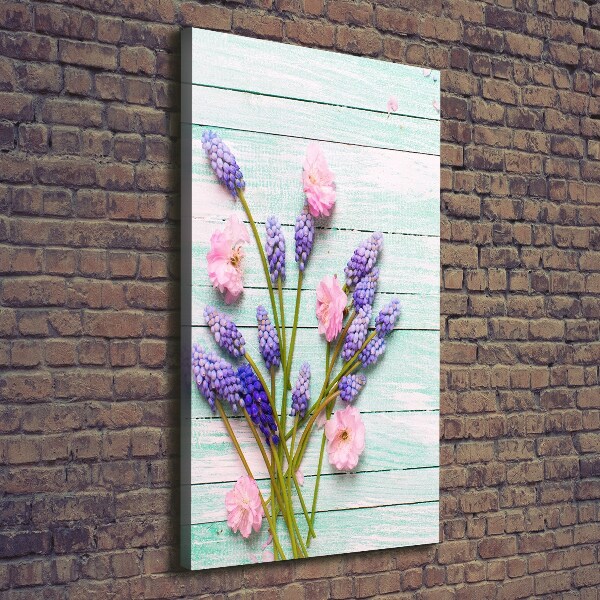 Fotografía en lienzo vertical Jacinto de uva