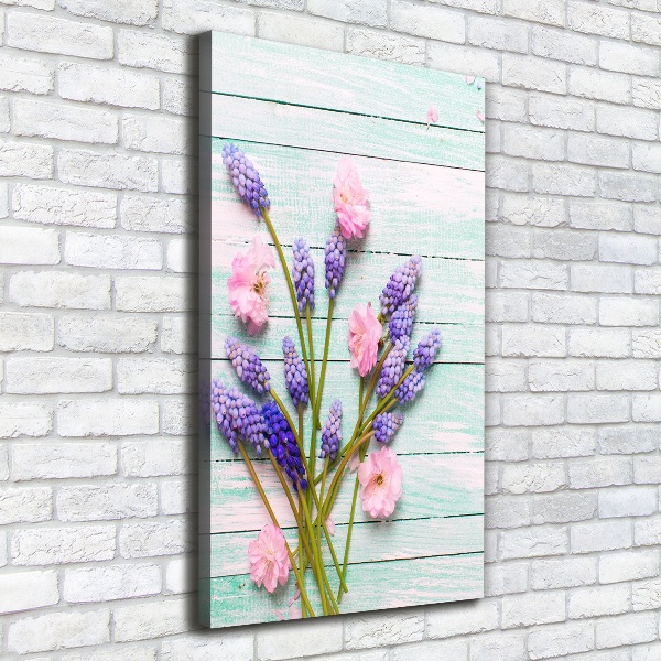 Fotografía en lienzo vertical Jacinto de uva