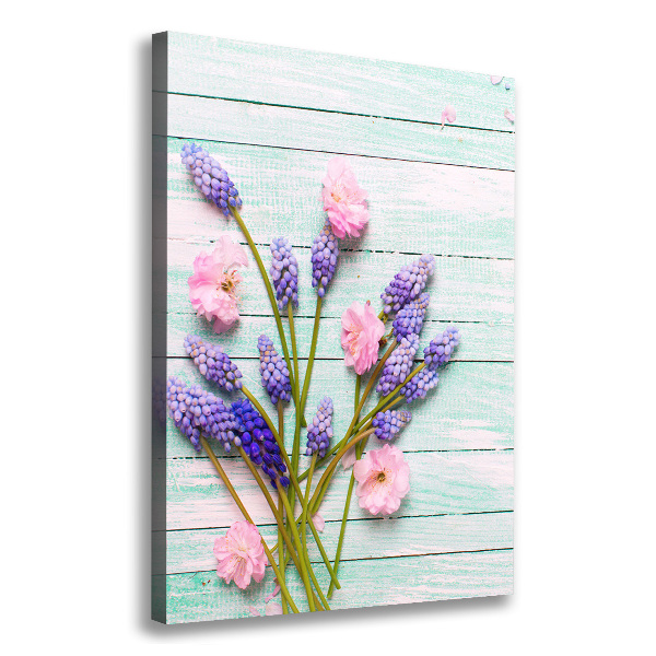 Fotografía en lienzo vertical Jacinto de uva