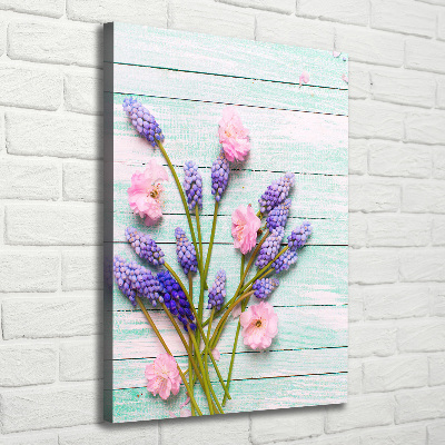 Fotografía en lienzo vertical Jacinto de uva