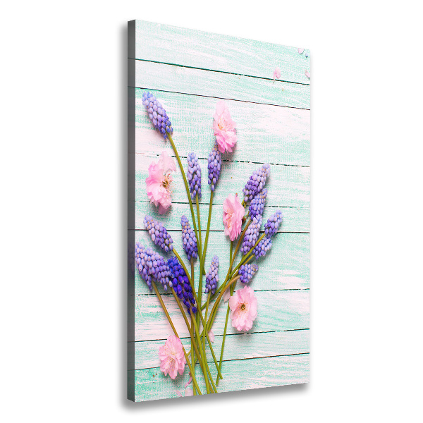 Fotografía en lienzo vertical Jacinto de uva