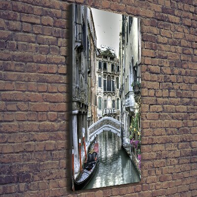 Fotografía en lienzo vertical Venecia, Italia