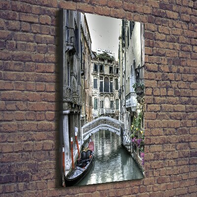 Fotografía en lienzo vertical Venecia, Italia