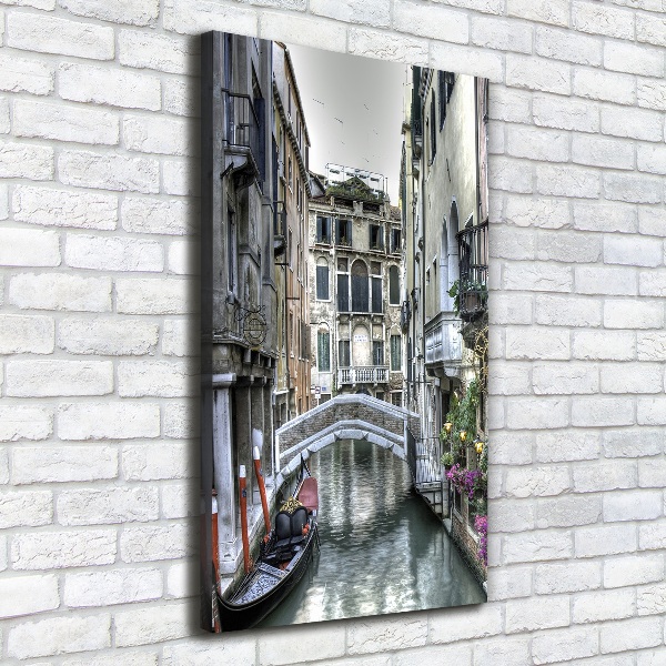 Fotografía en lienzo vertical Venecia, Italia