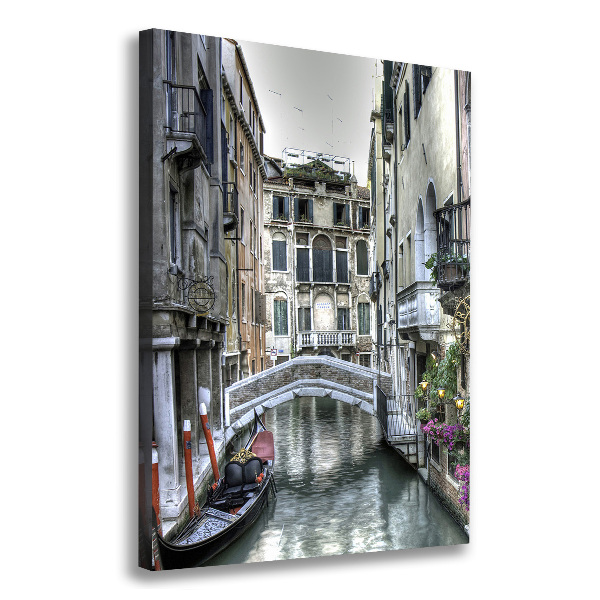Fotografía en lienzo vertical Venecia, Italia