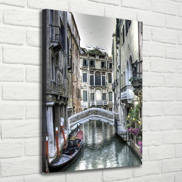 Fotografía en lienzo vertical Venecia, Italia