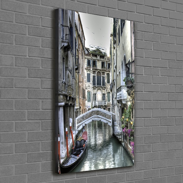 Fotografía en lienzo vertical Venecia, Italia