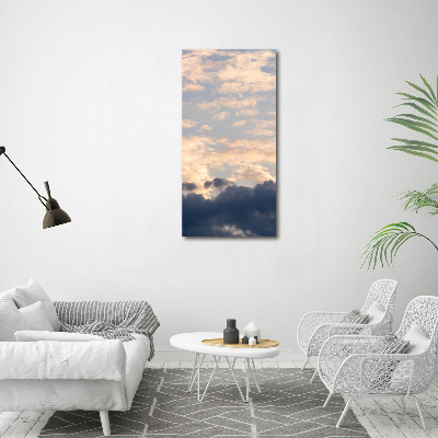 Impresión en lienzo vertical Nubes en el cielo