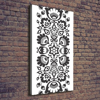 Impresión en lienzo vertical Patrón popular