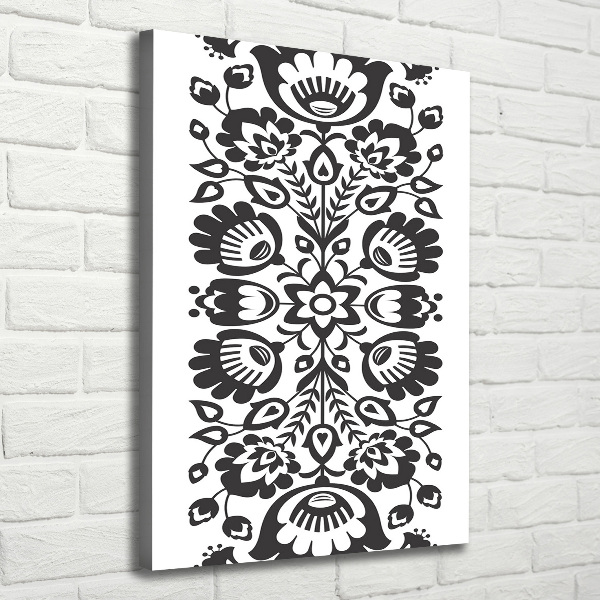 Impresión en lienzo vertical Patrón popular