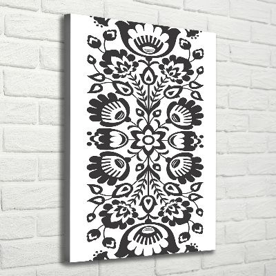 Impresión en lienzo vertical Patrón popular