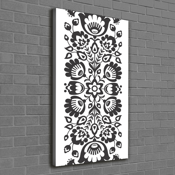 Impresión en lienzo vertical Patrón popular