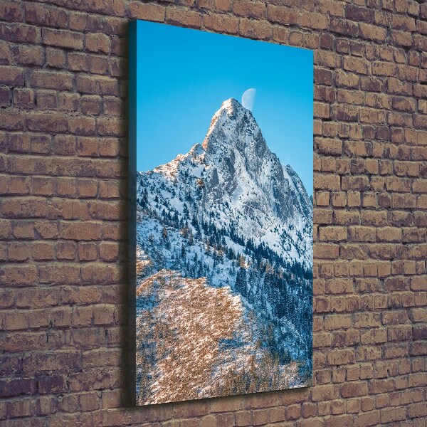 Fotografía en lienzo vertical Montañas Tatra de Giewont