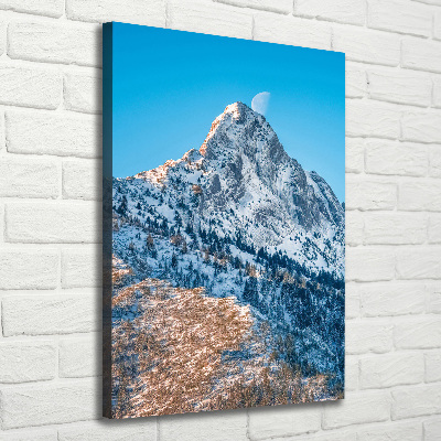 Fotografía en lienzo vertical Montañas Tatra de Giewont