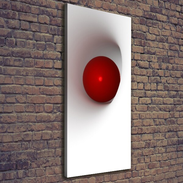 Cuadro canvas decorativo para salón vertical Esfera abstracta