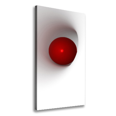 Cuadro canvas decorativo para salón vertical Esfera abstracta