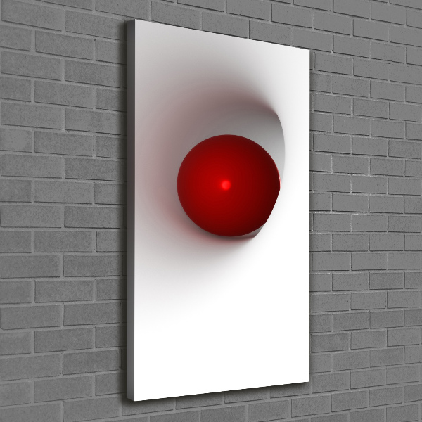 Cuadro canvas decorativo para salón vertical Esfera abstracta