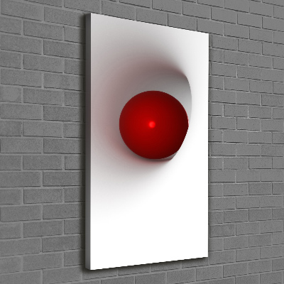 Cuadro canvas decorativo para salón vertical Esfera abstracta