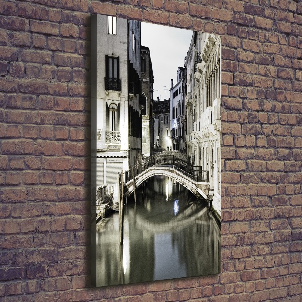Fotografía en lienzo vertical Venecia, Italia