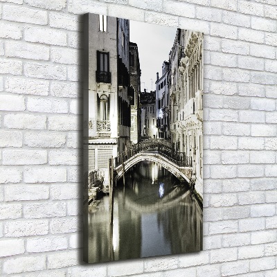Fotografía en lienzo vertical Venecia, Italia