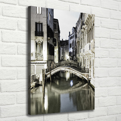 Fotografía en lienzo vertical Venecia, Italia