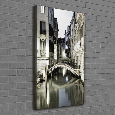 Fotografía en lienzo vertical Venecia, Italia