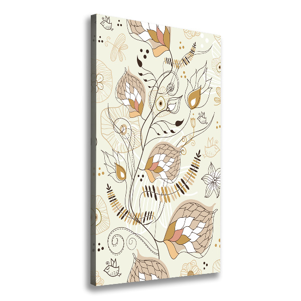 Fotografía en lienzo vertical Adornos