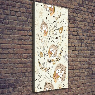 Fotografía en lienzo vertical Adornos