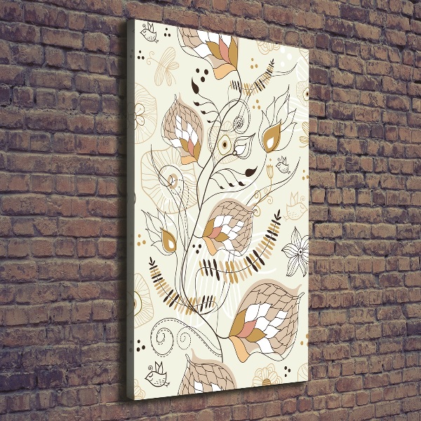 Fotografía en lienzo vertical Adornos