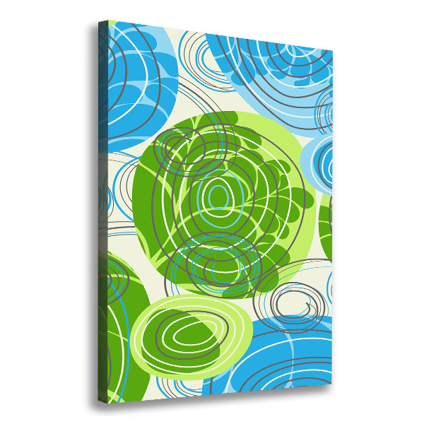 Cuadro moderno en lienzo resistente uv vertical Abstracción