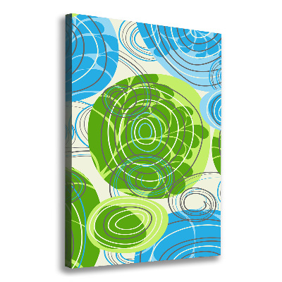 Cuadro moderno en lienzo resistente uv vertical Abstracción