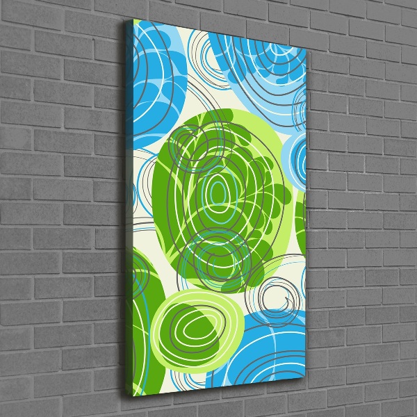 Cuadro moderno en lienzo resistente uv vertical Abstracción