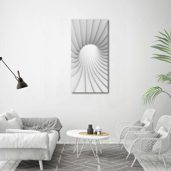 Foto obraz na płótnie pionowy Abstrakcja tunel