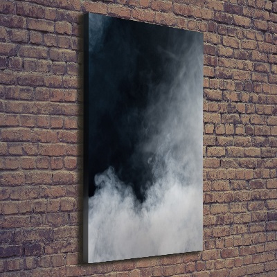 Fotografía en lienzo vertical Humo blanco