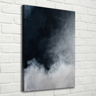 Fotografía en lienzo vertical Humo blanco