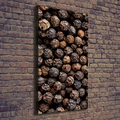 Impresión en lienzo vertical Granos de pimienta