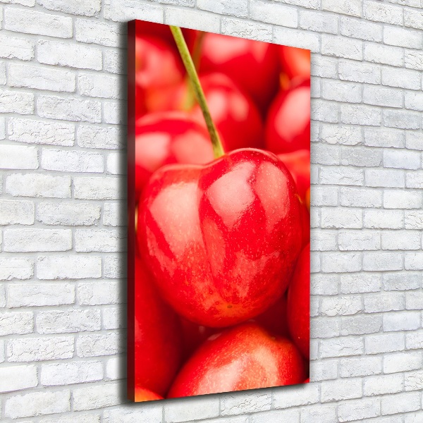 Fotografía en lienzo vertical Guindas