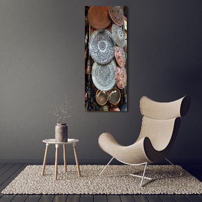 Cuadro canvas decorativo para salón vertical Bazar en Damasco