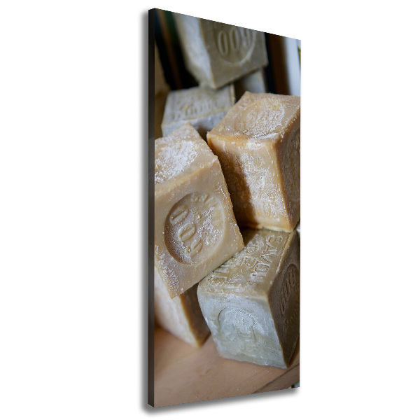 Cuadro moderno en lienzo resistente uv vertical Jabón