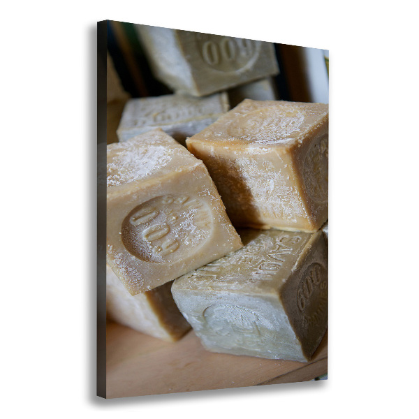 Cuadro moderno en lienzo resistente uv vertical Jabón