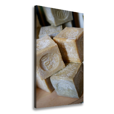 Cuadro moderno en lienzo resistente uv vertical Jabón