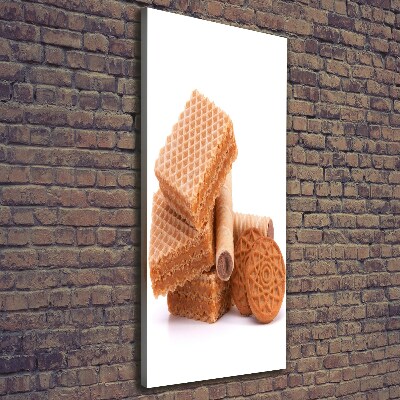 Cuadro moderno en lienzo resistente uv vertical Galletas