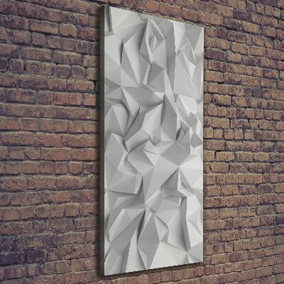 Cuadro moderno en lienzo resistente uv vertical Abstracción 3D