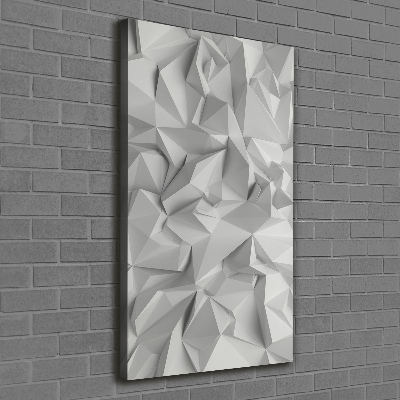 Cuadro moderno en lienzo resistente uv vertical Abstracción 3D