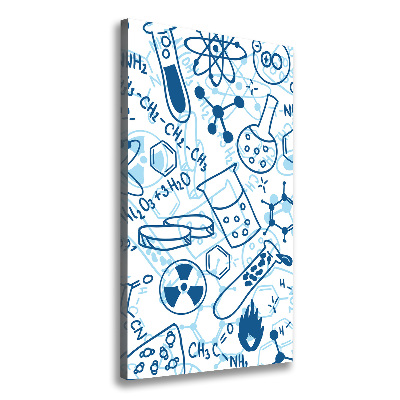 Foto obraz na płótnie do salonu pionowy Chemia tło