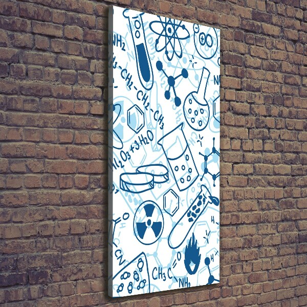 Fotografía en lienzo vertical Antecedentes de la química