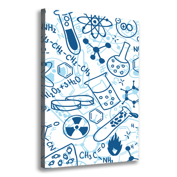 Fotografía en lienzo vertical Antecedentes de la química