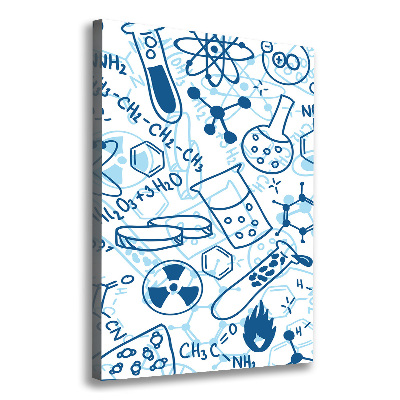Fotografía en lienzo vertical Antecedentes de la química