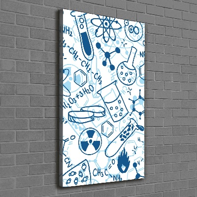 Fotografía en lienzo vertical Antecedentes de la química