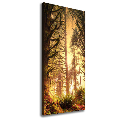 Cuadro moderno en lienzo resistente uv vertical Selva tropical
